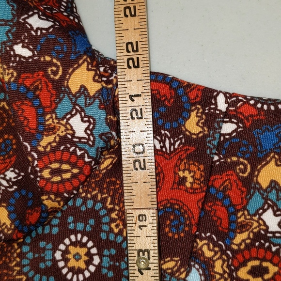 London Style Women's Size 16 Hippie Geometric Print One Piece Dress - Picture 10 of 12